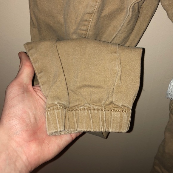 khaki joggers - Picture 2 of 3